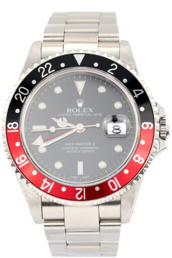 Mens Rolex Stainless Steel GMT-Master II 16710